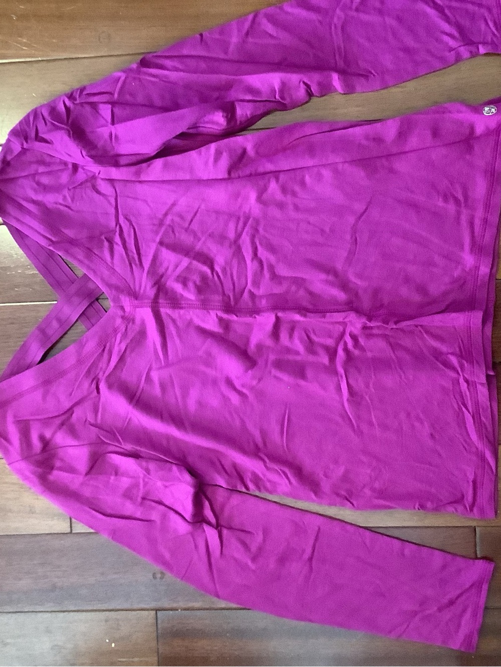 Lilly Pulitzer Long-Sleeve V-Neck Top in Fuchsia
